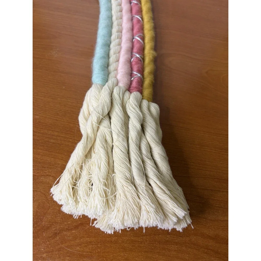 Pillowfort Rainbow Rope Hanging Kids Wall Decor 15